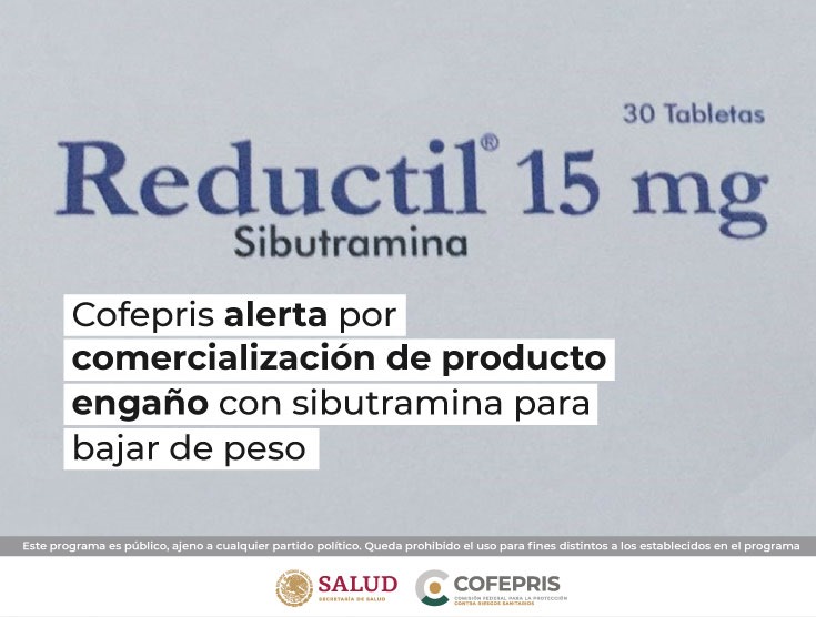 Cofepris alerta sobre comercialización ilegal de producto con sibutramina para bajar de peso