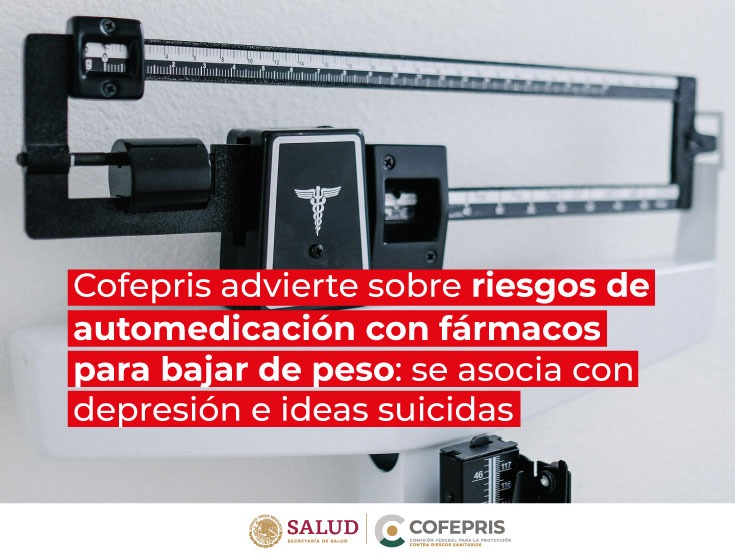 Cofepris advierte sobre automedicación con fármacos para bajar de peso