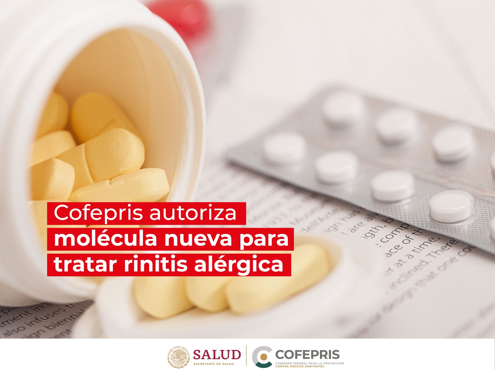 Cofepris aprueba tratamiento contra la rinitis alérgica en adultos