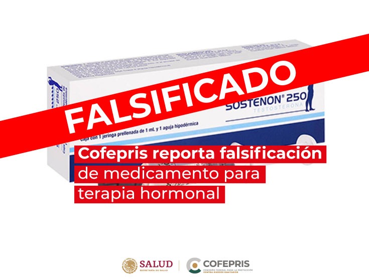 Cofepris alerta sobre falsificación de medicamento para terapia hormonal
