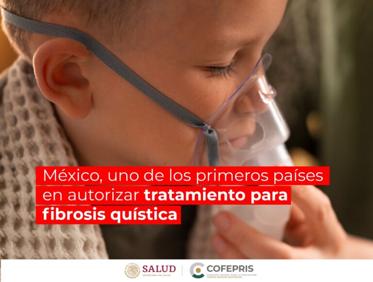 México, entre los primeros países en autorizar tratamiento para fibrosis quística